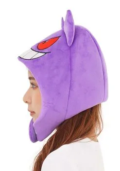 Sazac Gengar Pokemon Headpiece For Adults -Scarves Sales 2023 adult gengar pokemon headpiece alt 2