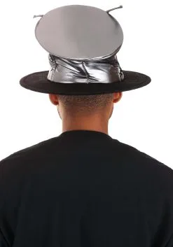 Elope Silver Ovo Top Hat For Adults -Scarves Sales 2023 adult ovo top hat alt 1