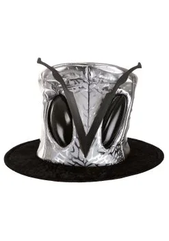 Elope Silver Ovo Top Hat For Adults -Scarves Sales 2023 adult ovo top hat alt 3