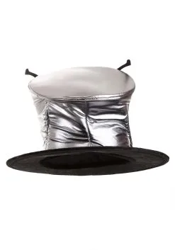 Elope Silver Ovo Top Hat For Adults -Scarves Sales 2023 adult ovo top hat alt 4