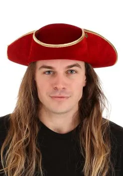 Elope Rum Pirate Red Costume Hat For Adults 9 Elope Rum Pirate Red Costume Hat For Adults -Scarves Sales 2023 adult rum pirate red hat alt 3