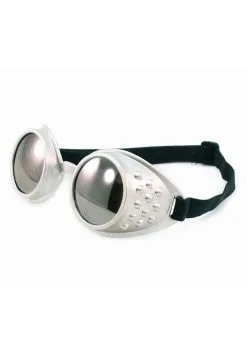 Elope Silver/Mirror Atomic Ray Goggles -Scarves Sales 2023 atomic ray goggles silver mirror alt 1