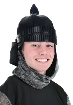Elope Adult Black Knight Foam Helmet -Scarves Sales 2023 black knight plush helmet alt 3