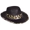 Funny Fashions Leopard Trim Black Velvet Pimp Hat 2 Funny Fashions Leopard Trim Black Velvet Pimp Hat -Scarves Sales 2023 black velvet leopard trim pimp hat