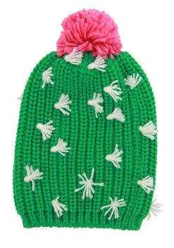 Elope Cactus Knit Slouch Beanie -Scarves Sales 2023 cactus knit slouch beanie alt 2