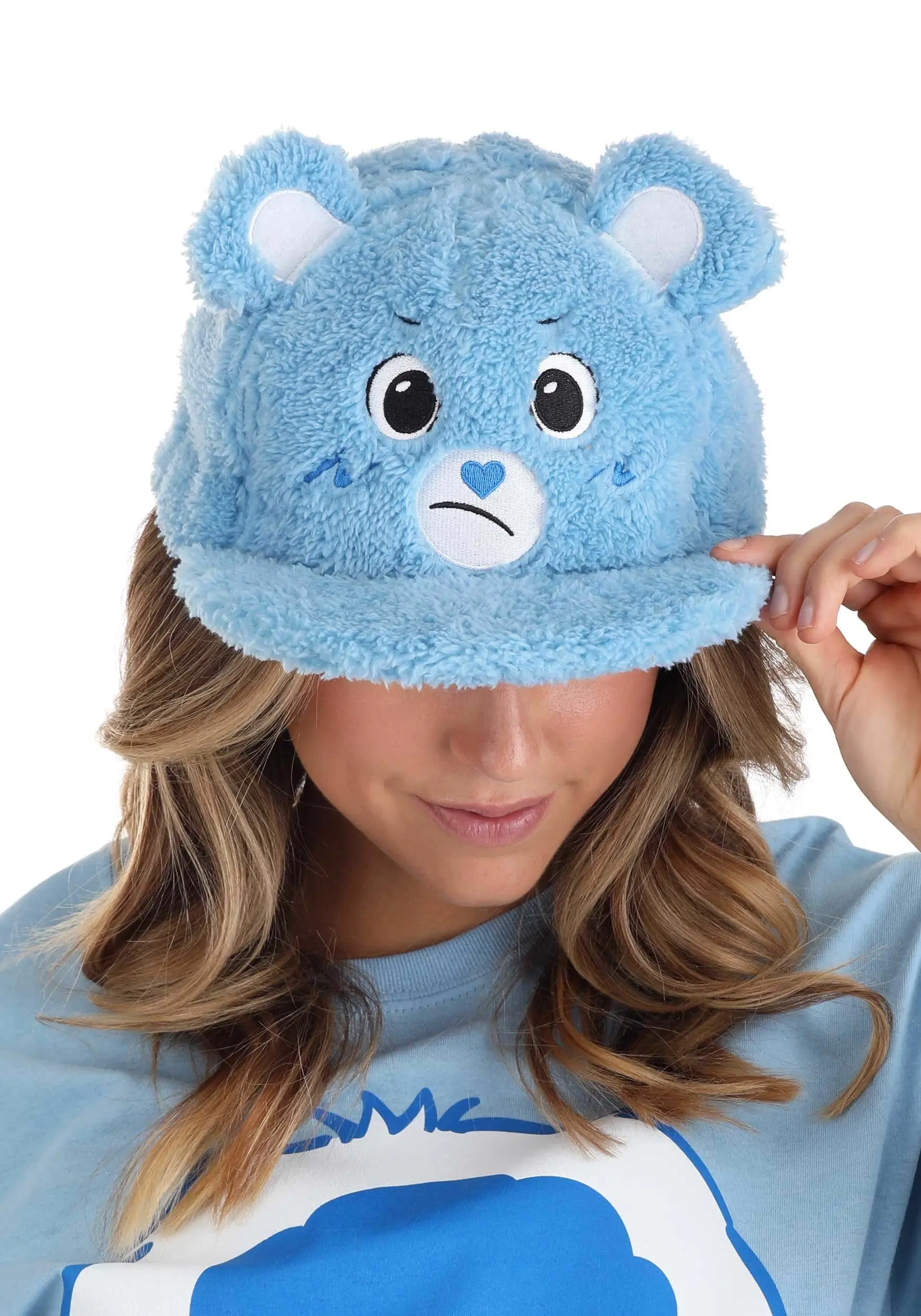 Elope Care Bears Grumpy Bear Fuzzy Cap 4 Elope Care Bears Grumpy Bear Fuzzy Cap - Image 2