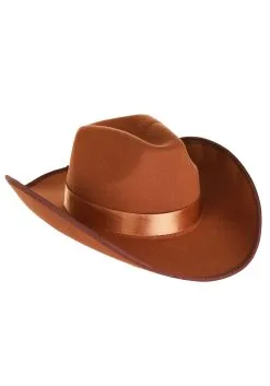 Elope Brown Western Outlaw Vigilante Cowboy Costume Hat 8 Elope Brown Western Outlaw Vigilante Cowboy Costume Hat -Scarves Sales 2023 cowboy hat brown alt 2