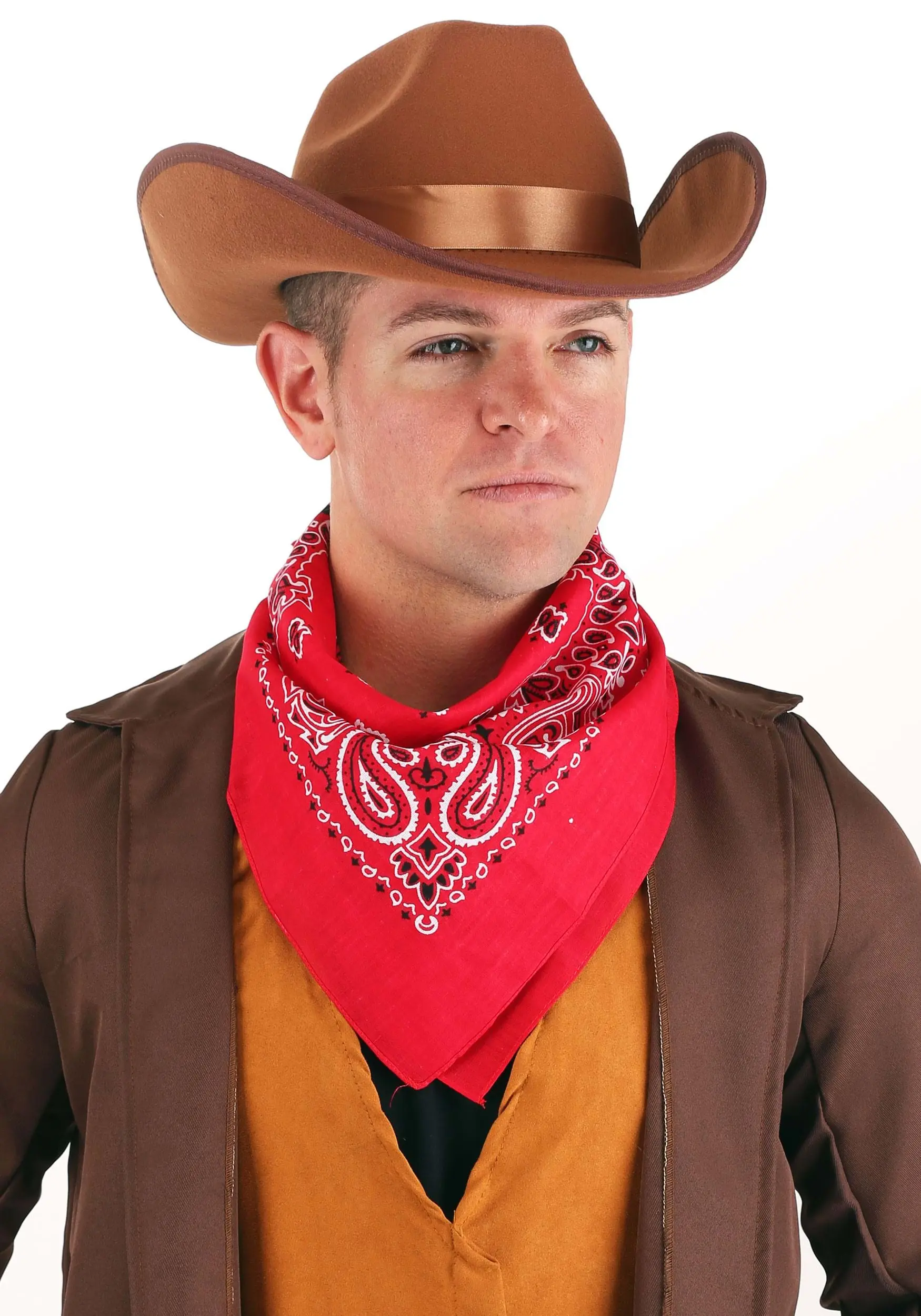 Elope Brown Western Outlaw Vigilante Cowboy Costume Hat 3 Elope Brown Western Outlaw Vigilante Cowboy Costume Hat