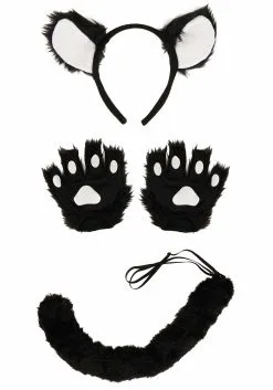 Fun Costumes Deluxe Black Cat Kit -Scarves Sales 2023 deluxe black cat kit alt 4