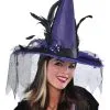 AMSCAN Deluxe Purple Witch Hat -Scarves Sales 2023 deluxe purple witch hat