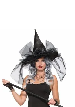 Forum Novelties, Inc Deluxe Costume Witch Hat With Bows