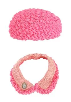 Scarves Sales 2023 11 Elope Women's Dolores Umbridge Costume Hat & Cat Pin Kit