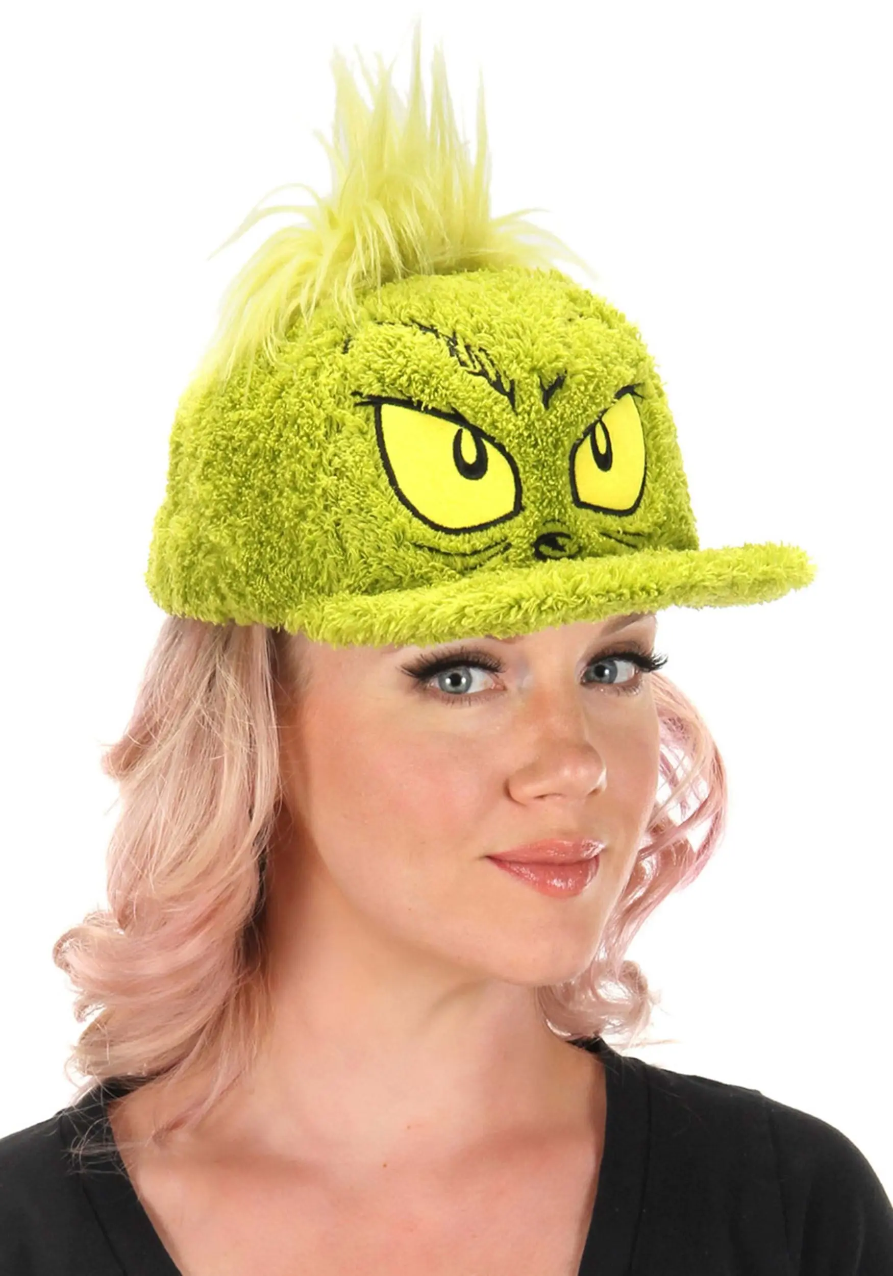 Elope Dr. Seuss Grinch Fuzzy Cap 4 Elope Dr. Seuss Grinch Fuzzy Cap - Image 2