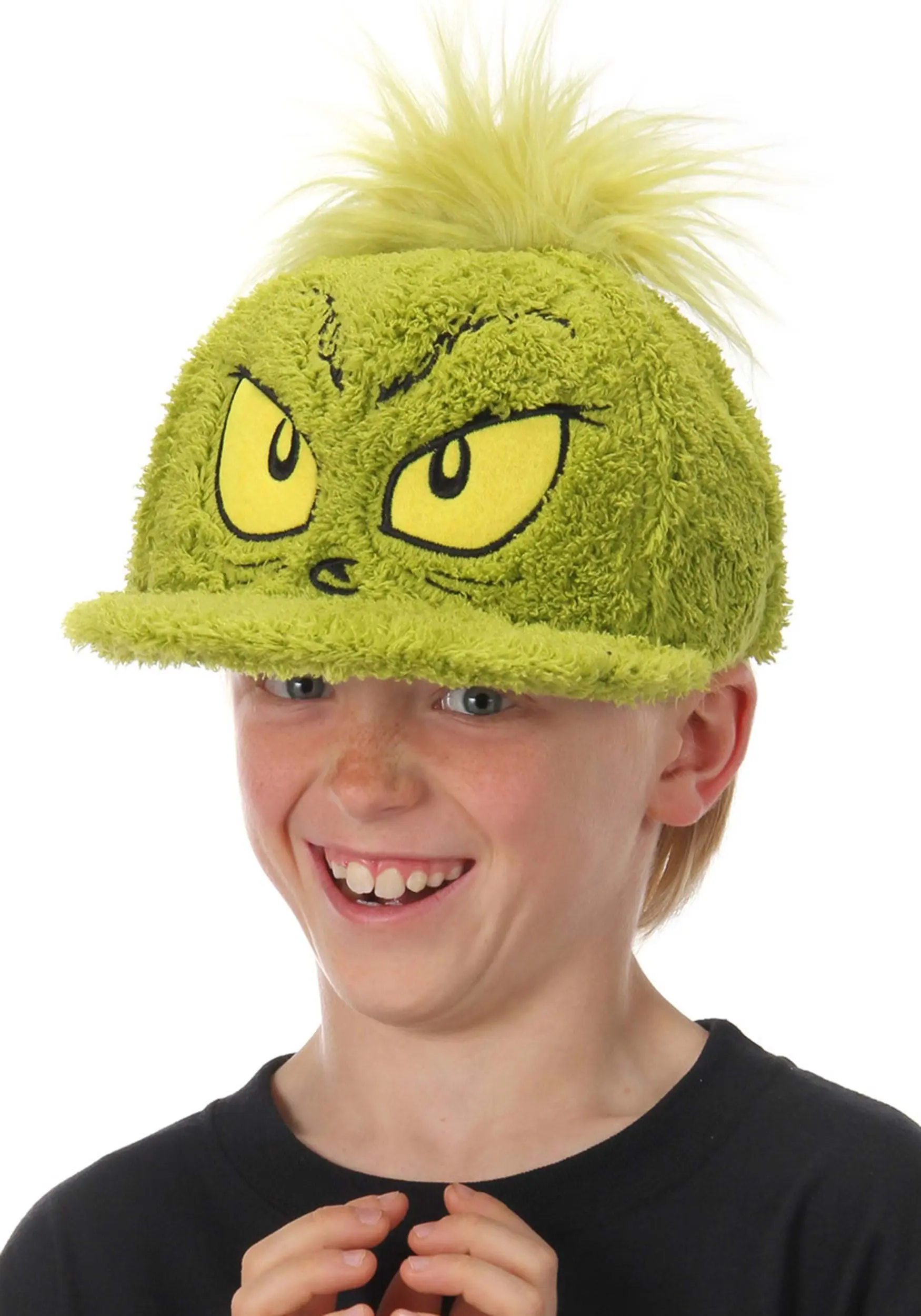 Elope Dr. Seuss Grinch Fuzzy Cap 6 Elope Dr. Seuss Grinch Fuzzy Cap - Image 4