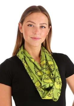 Elope Dr. Seuss The Grinch Jersey Scarf For Women 11 Elope Dr. Seuss The Grinch Jersey Scarf For Women -Scarves Sales 2023 dr seuss the grinch jersey scarf alt 4