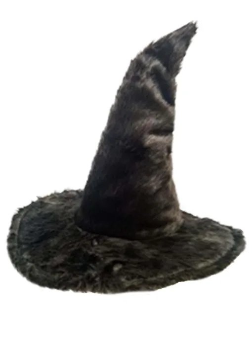 H.M. Smallwares Faux Fur Witch Hat For Adults 6 H.M. Smallwares Faux Fur Witch Hat For Adults -Scarves Sales 2023 faux fur witch hat