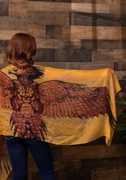 Elope Harry Potter Lightweight Fawkes Wing Scarf -Scarves Sales 2023 fawkes lightweight wing scarf alt 4