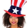 Elope Uncle Sam Plush Giant Hat -Scarves Sales 2023 giant uncle sam plush hat