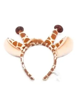Elope Fleece Giraffe Ears And Tail Set -Scarves Sales 2023 giraffe fleece ears and tail set alt 3