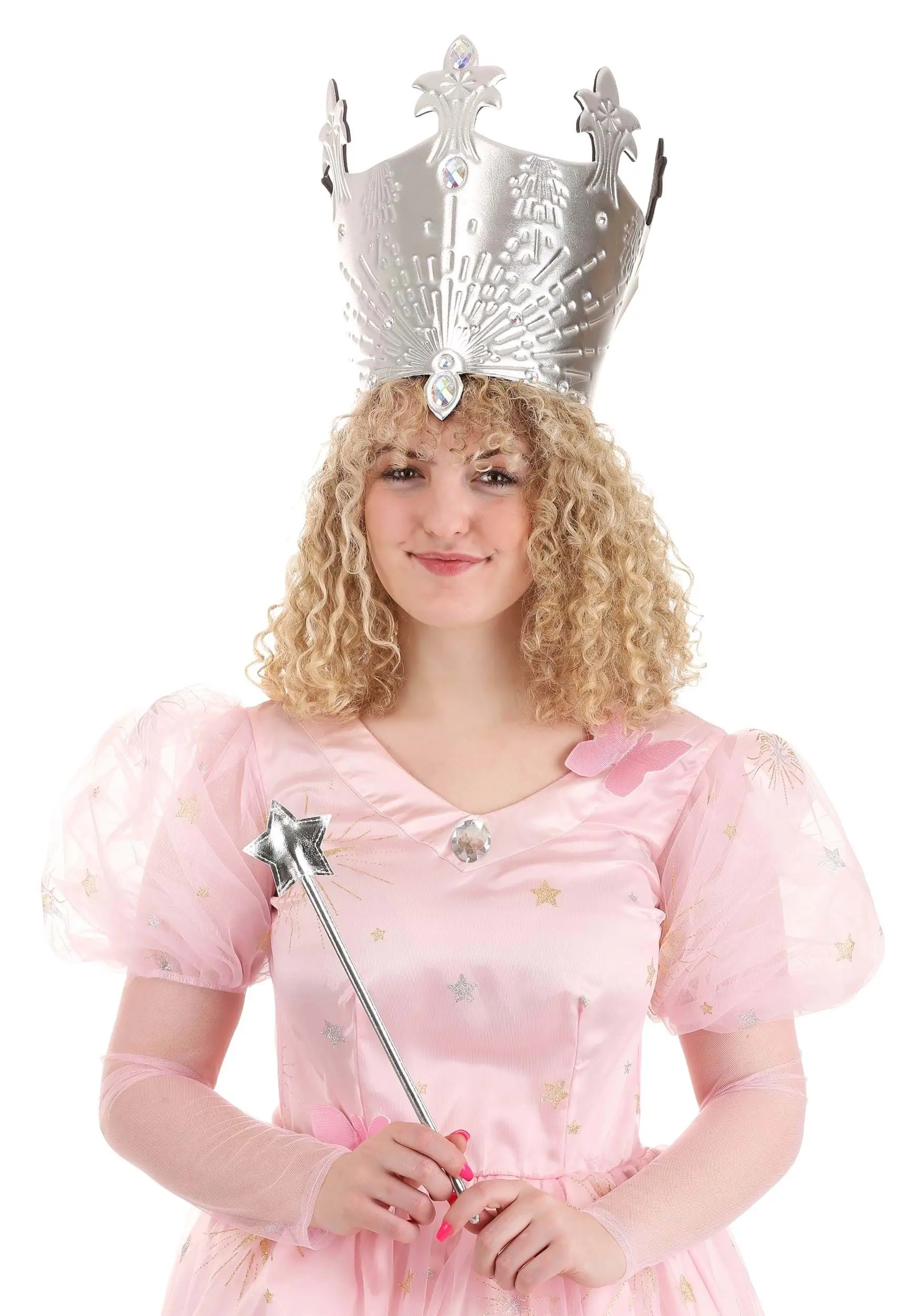 Elope Glinda Costume Crown & Wand 7 Elope Glinda Costume Crown & Wand - Image 5