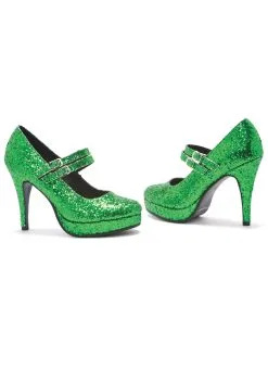 Ellie Green Glitter Shoes