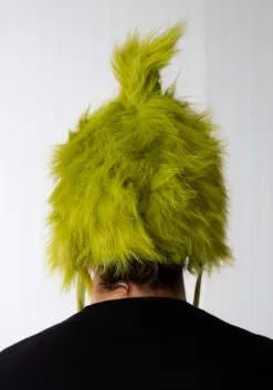 Elope Deluxe Grinch Hoodie Hat 12 Elope Deluxe Grinch Hoodie Hat -Scarves Sales 2023 green grinch character hoodie alt 3