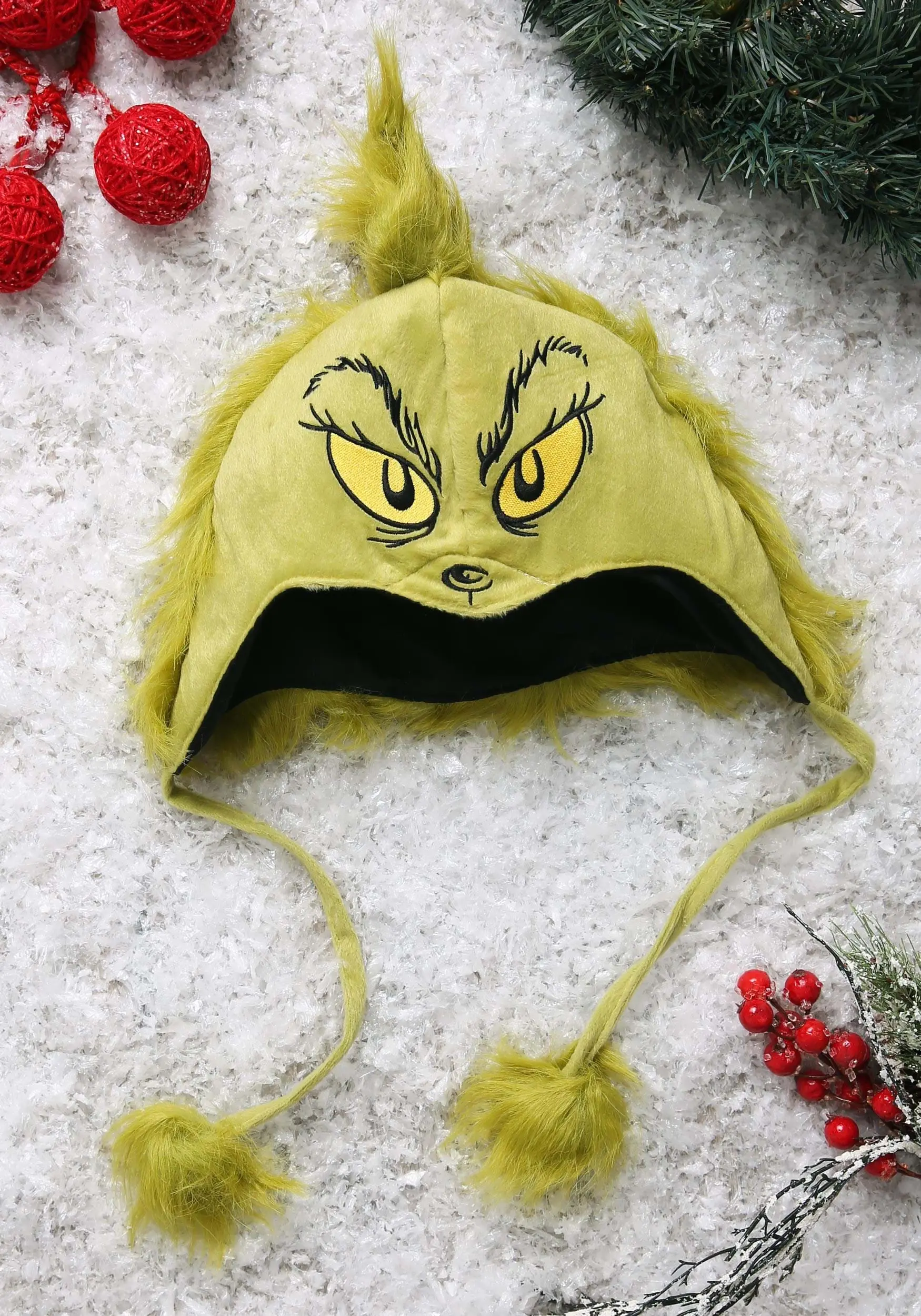 Elope Deluxe Grinch Hoodie Hat 7 Elope Deluxe Grinch Hoodie Hat - Image 5