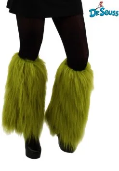 Elope Grinch Fuzzy Leg Warmers