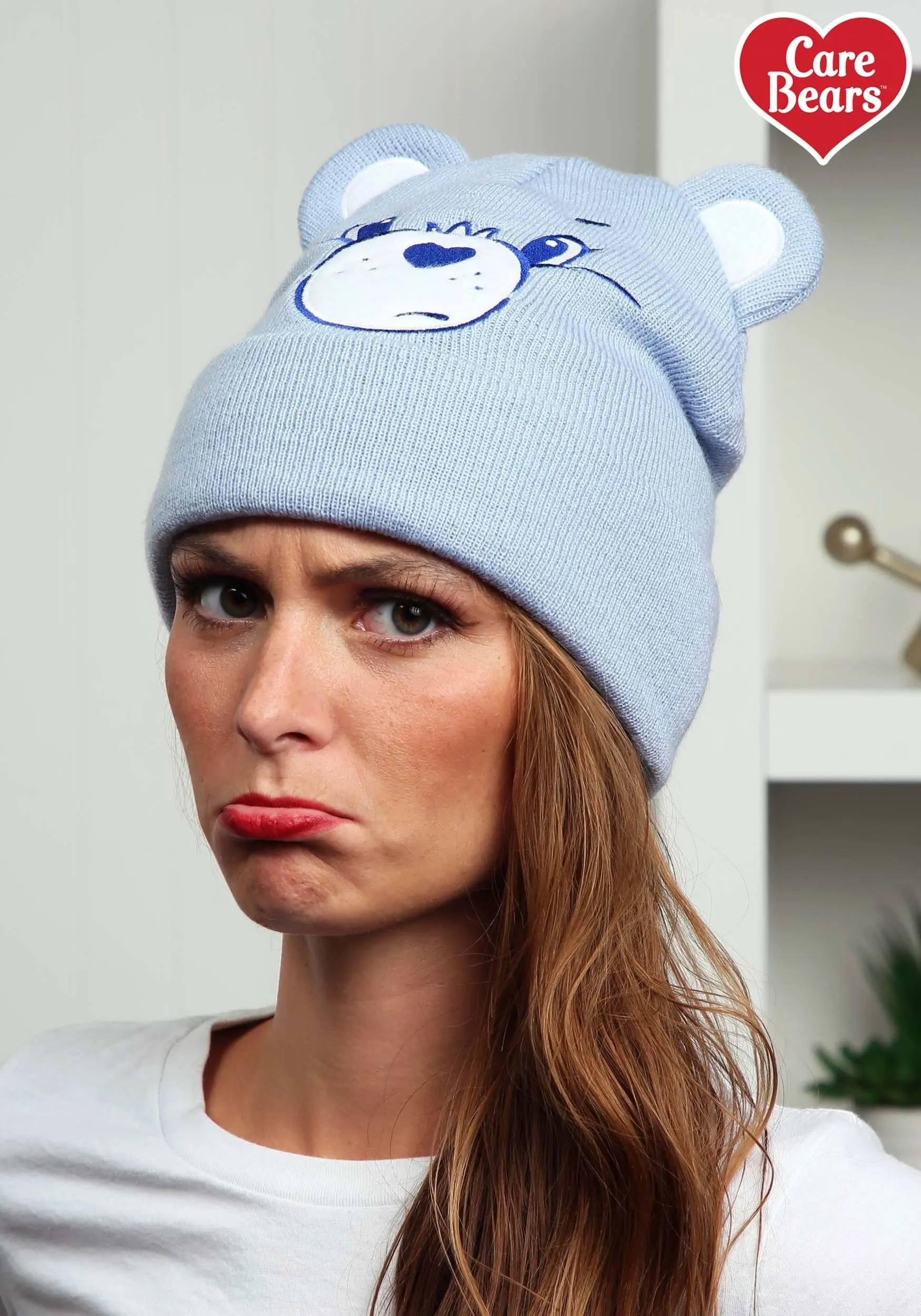 Elope Care Bears Grumpy Bear Knit Hat 3 Elope Care Bears Grumpy Bear Knit Hat
