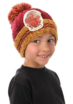Elope Heathered Pom Beanie Gryffindor -Scarves Sales 2023 gryffindor heathered pom beanie alt 2