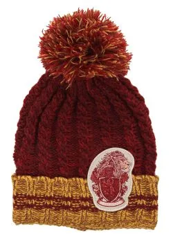 Elope Heathered Pom Beanie Gryffindor -Scarves Sales 2023 gryffindor heathered pom beanie alt 3