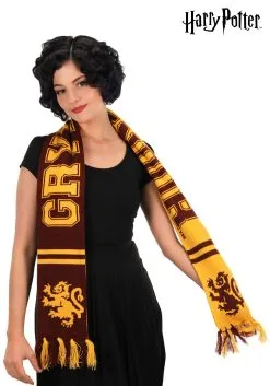 Scarves Sales 2023 23 Elope Gryffindor Reversible Winter Knit Scarf