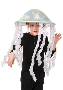 Elope Holographic Jellyfish Soft Hat -Scarves Sales 2023 holographic jellyfish plush hat alt 1
