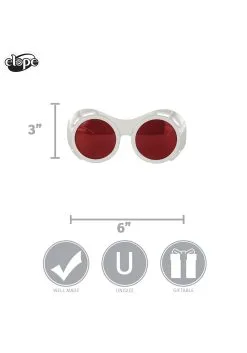 Elope White/Red | Hyper Vision Goggles -Scarves Sales 2023 hyper vision goggles white red alt 4