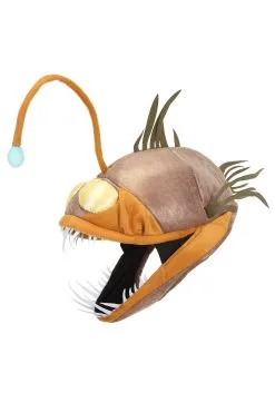 Elope Light-Up Angler Fish Jawesome Costume Hat For Adults -Scarves Sales 2023 light up angler fish jawesome hat alt 2