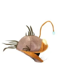 Elope Light-Up Angler Fish Jawesome Costume Hat For Adults -Scarves Sales 2023 light up angler fish jawesome hat alt 3