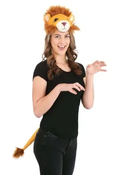 Elope Plush Lion Headband & Tail Kit