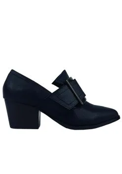 Strange Cvlt Matte Black Women's Pilgrim Shoe -Scarves Sales 2023 matte black pilgrim shoe alt 2