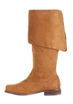 Elope Brown Captain Pirate Boots For Men -Scarves Sales 2023 mens brown captain pirate boots 1