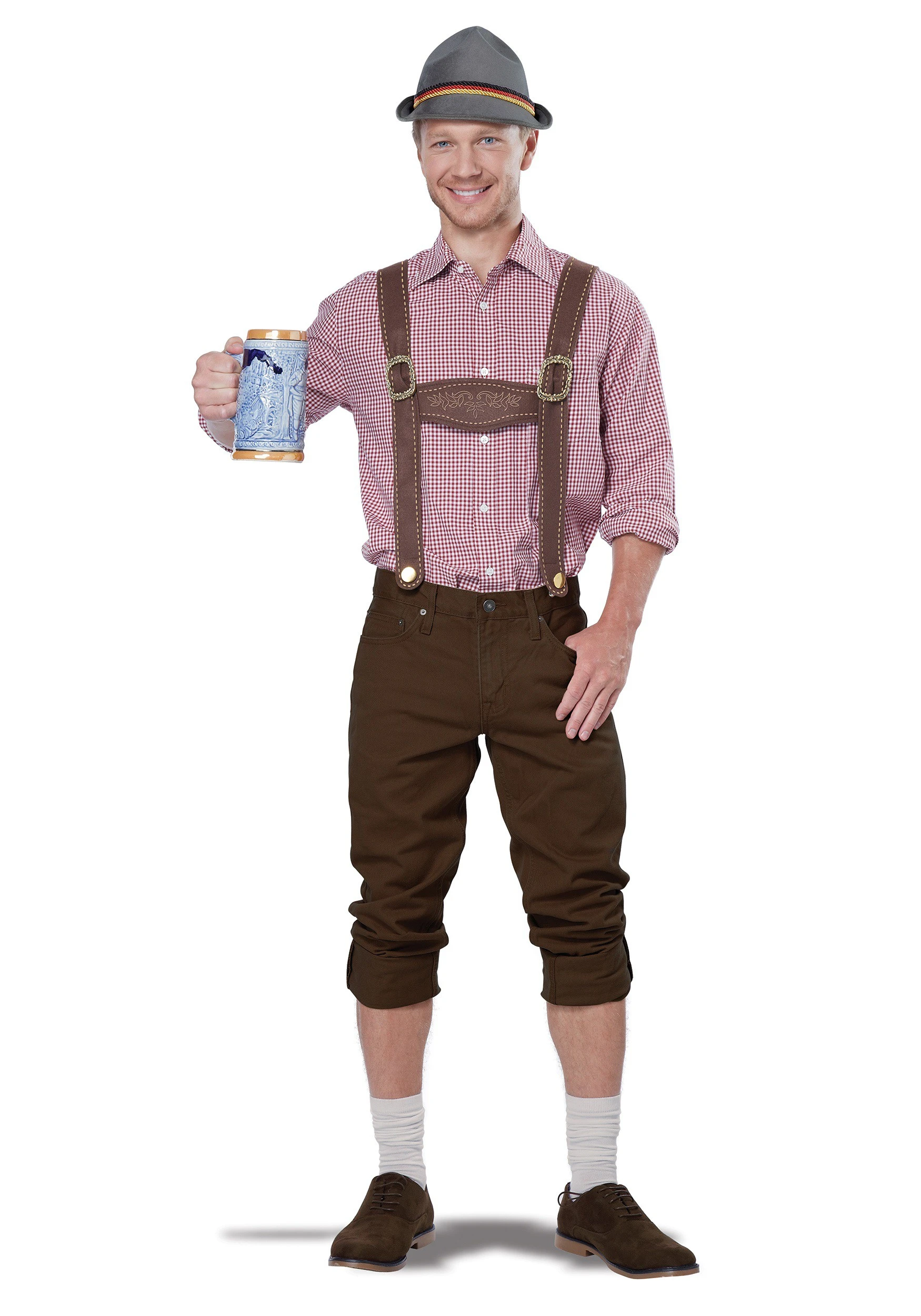 California Costume Collection Men's Lederhosen Kit 3 California Costume Collection Men's Lederhosen Kit