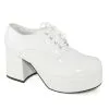 Ellie White Platform Pimp Shoes For Men -Scarves Sales 2023 mens white platform pimp shoes