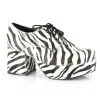 Ellie Zebra Hologram Pimp Shoes For Men -Scarves Sales 2023 mens zebra hologram pimp shoe