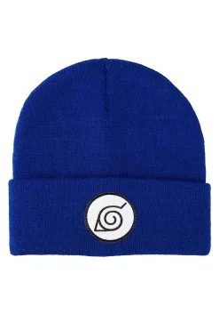 Bioworld Merchandising / Independent Sales Naruto Hidden Leaf Village & Akatsuki Set Of 2 Combo Cuff Beanies -Scarves Sales 2023 naruto hidden leaf village akatsuki combo cuff beanie alt 3