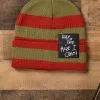 Bioworld Merchandising / Independent Sales Nightmare On Elm Street Standard VHS Woven Label Beanie -Scarves Sales 2023 nightmare on elm street standard issue vhs woven label beani