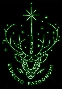 Elope Harry Potter Patronus Glow Knit Scarf -Scarves Sales 2023 patronus glow knit scarf alt 2