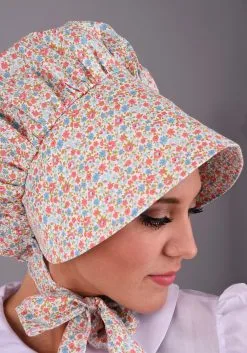 Elope Prairie Girl Costume Bonnet Accessory -Scarves Sales 2023 prairie girl bonnet alt 3