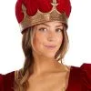 Elope Queen Plush Costume Crown -Scarves Sales 2023 queen plush crown