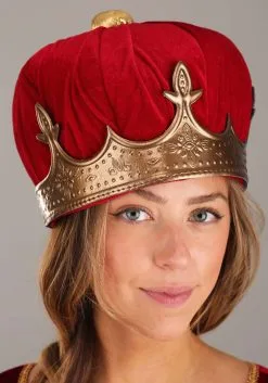 Elope Queen Plush Costume Crown -Scarves Sales 2023 queen plush crown alt 1