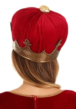 Elope Queen Plush Costume Crown -Scarves Sales 2023 queen plush crown alt 3