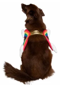 Pet Krewe Rainbow Costume For Pets -Scarves Sales 2023 rainbow pet costume alt 5